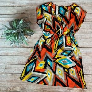 ✨5/$25✨ Soprano • colorful v neck summer dress